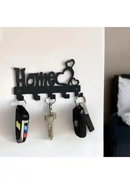 Decorelax Metal Dekoratif Kalpli Anahtar Askısı Ev ve Ofis İçin Modern Şık Tasarım