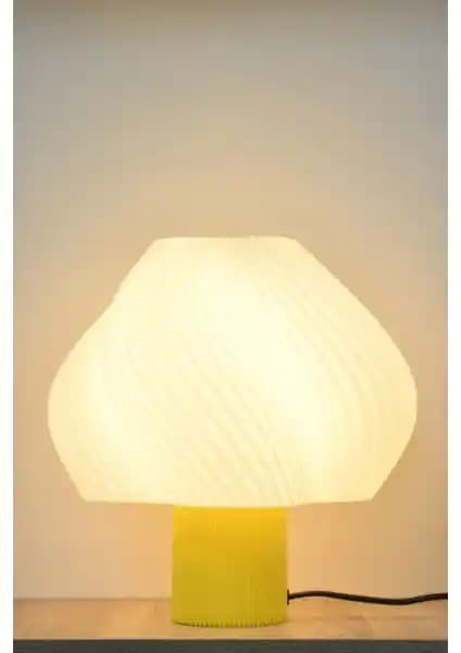 Deep Concept Creamaura Modern Sarı Abajur ile Ev Dekorasyonunuza Şık ve Fonksiyonel Dokunuşlar