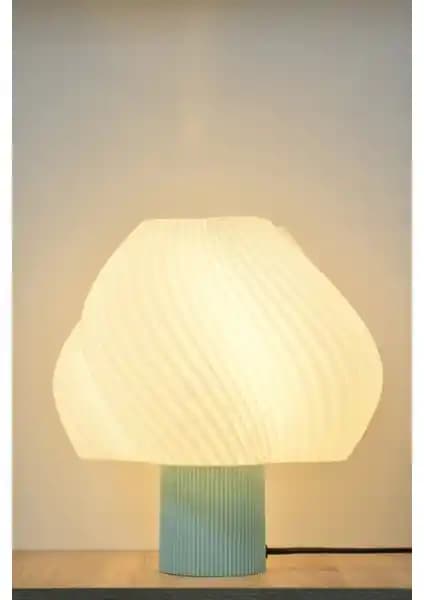 Deep Concept Creamaura Modern Turkuaz Abajur ile Ev Dekorasyonunuza Şıklık Katın