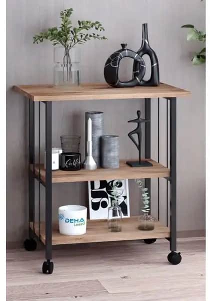 Dehalimited Çok Amaçlı Tekerlekli Masa ve Sehpa Modern Tasarım ve Dayanıklı Malzeme ile