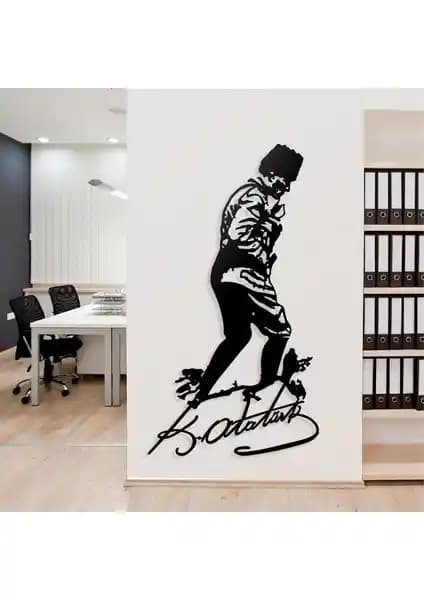 Dekkor Art Atatürk Kocatepe İmza Metal Duvar Tablosu: Estetik ve Anlamlı Dekorasyon Seçeneği