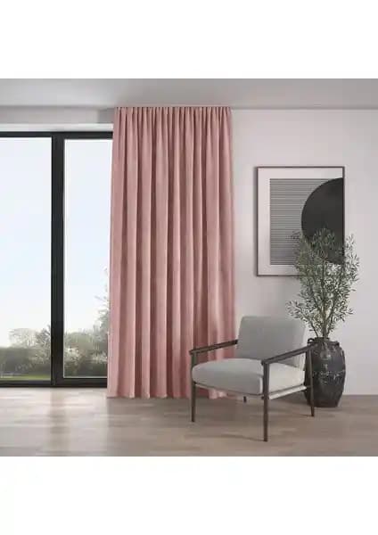 Demor Home Kadife Dokulu Ekstrafor Büzgülü Bebek Pembesi Perde Özellikleri ve Kullanım İpuçları