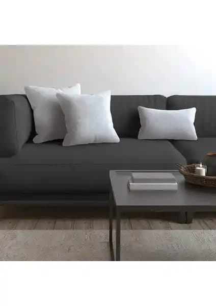 Demor Home Soft Series Kar Beyazı Kırlent ve Yastık Kılıfı Ev Dekorasyonunda Şıklık ve Konfor Sağlar