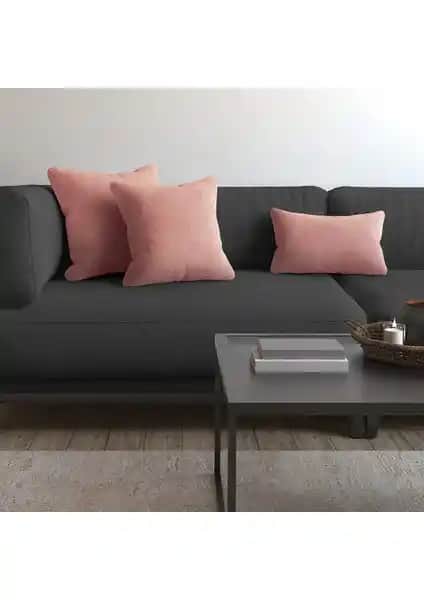 Demor Home Soft Serisi Bebek Pembesi Kırlent ve Yastık Kılıfı Şık ve Dayanıklı Tasarım