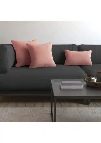 Demor Home Soft Serisi Bebek Pembesi Kırlent ve Yastık Kılıfı Şık ve Dayanıklı Tasarım