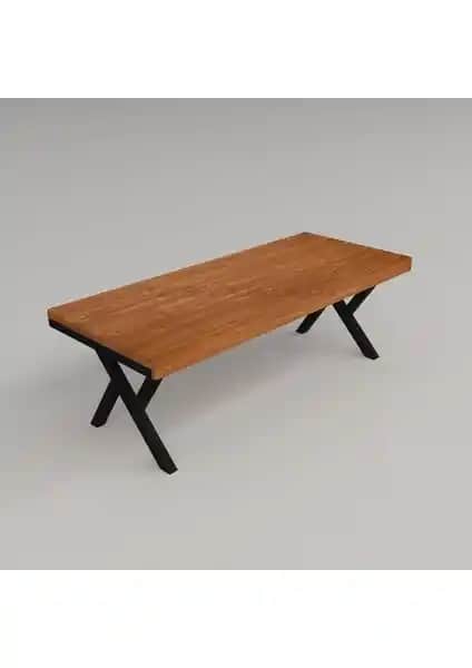 Deryawood Masif Ahşap Masa 200x85x76: Dayanıklı ve Estetik Tasarım Çözümü