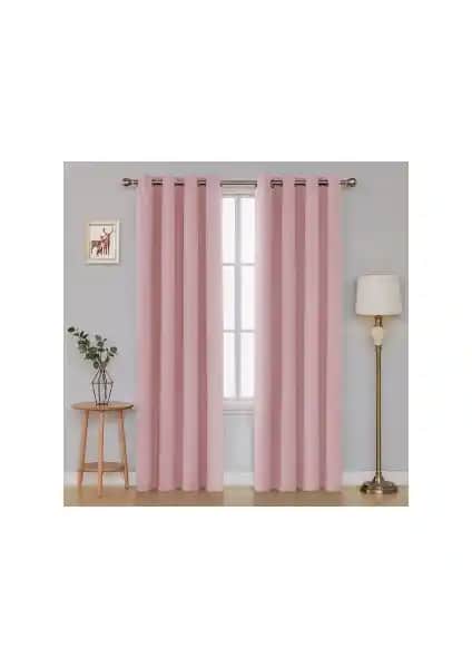 Devor Kadife Görünümlü Fonluk Perde Rustik Tarz Ev Dekorasyonu İçin Uygun