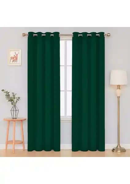 Devor Kadife Görünümlü Fonluk Perde Rustik Tarz İç Mekân Dekorasyonu İçin Uygun