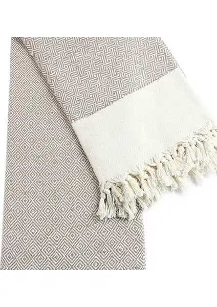 Didyma Diamond Peştemal Gri 2'li Takım: Osmanlı ve Türk Motifleriyle Estetik ve Fonksiyonel Tasarım