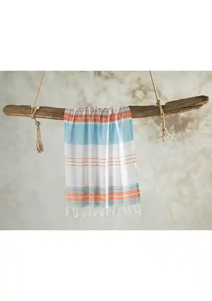 Dolly Çizgili Peştamal: Şık ve Pratik Pamuklu Plaj ve Hamam Havlusu