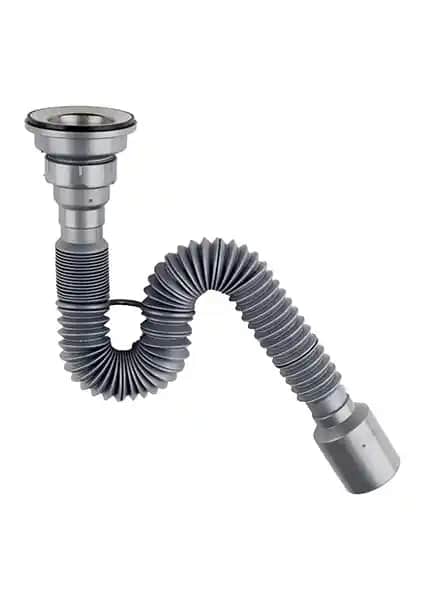 Donau Körüklü Lavabo Evye Sifonu 50 mm Çıkışlı Modern ve Dayanıklı Tasarım