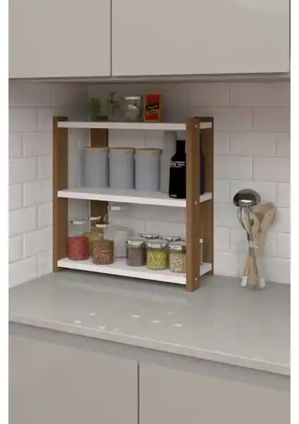 Durusilya Baharatlık Çok Amaçlı Raf Modern ve Fonksiyonel Mutfak ve Dekorasyon Çözümü
