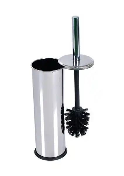 Düz Kapak Krom Tuvalet Fırçası: Modern ve Dayanıklı Banyo Aksesuarları