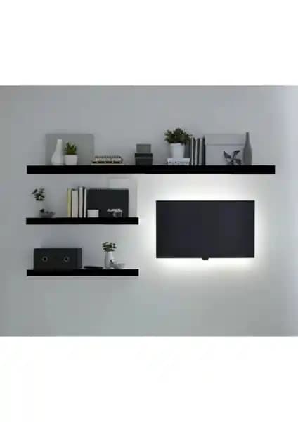Ekta Mobilya Duvar Rafı: Modern Salon Dekorasyonunda Şıklık ve Fonksiyonellik