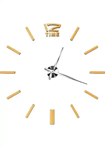 El Yapımı Modern Dekoratif Duvar Saati 120x120 cm Şık ve Dayanıklı Tasarım