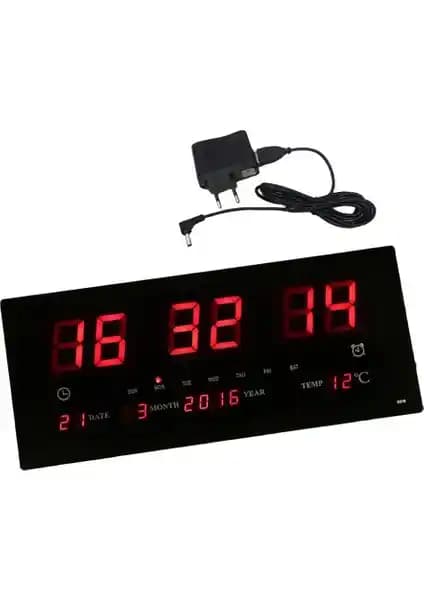 Elaccent F Fityle Dijital Duvar Saati Modern Tasarım ve Çok Fonksiyonlu Özellikler