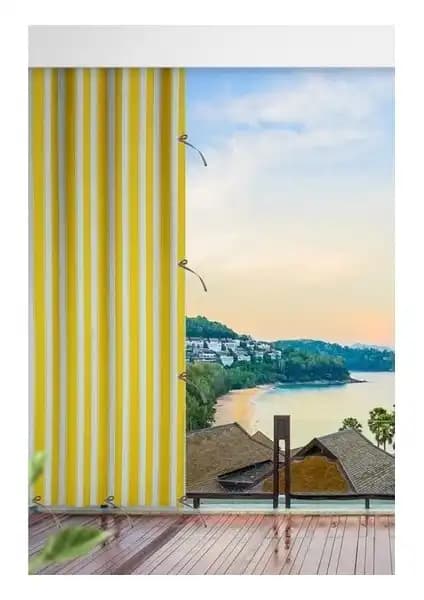 Elisa Home Elisya Balkon Perdesi Güneşlik ve Branda ile Dayanıklı ve Estetik Çözüm
