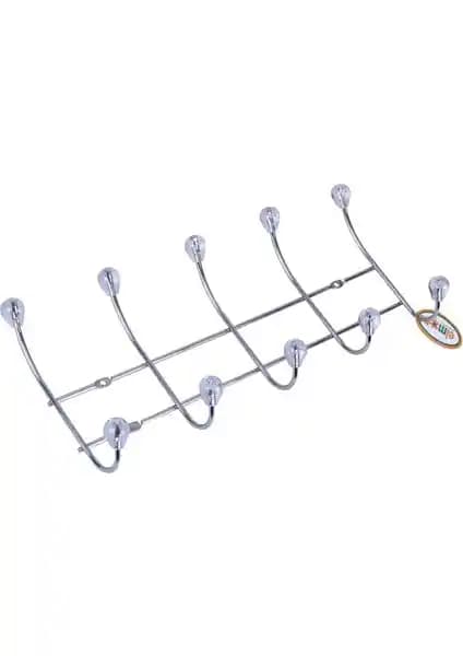 Elmop 5 Li Krom Panel Kapı Arkası Tel Askı: Dayanıklı ve Şık Düzenleme Çözümü