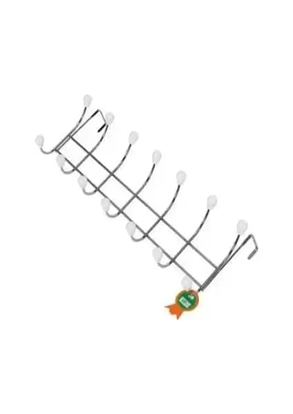 Elmop 7 Li Krom Panel Kapı Arkası Tel Askı: Modern ve Dayanıklı Depolama Çözümü