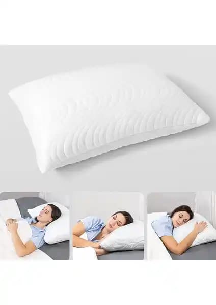 Elyaf Sepeti Visko Uyku Yastığı Konfor ve Destek Dengesi Sağlayan Geniş ve Dayanıklı Model