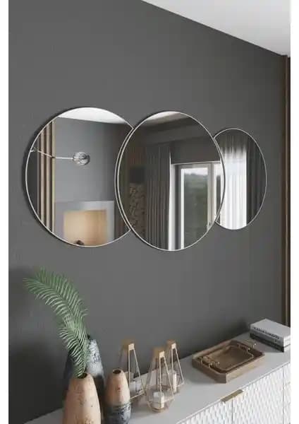 Enc Home 3 Parçalı Enc Konsol Aynası Modern ve Minimalist Tasarımıyla Şıklık Katıyor