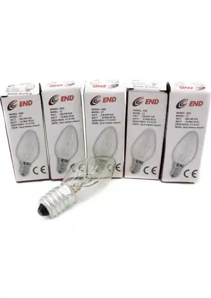 END 10W E14 Duy Tuz Lambası Ampulü: Doğal Malzeme ve Sıcak Işık Özellikleriyle Estetik Aydınlatma Çözümü