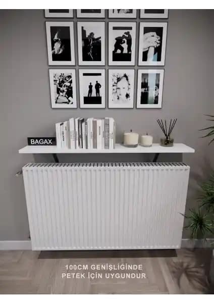 Endless Shopping Duvara Montajsız Beyaz Petek Üstü Uçan Raf Modern ve Şık Tasarım