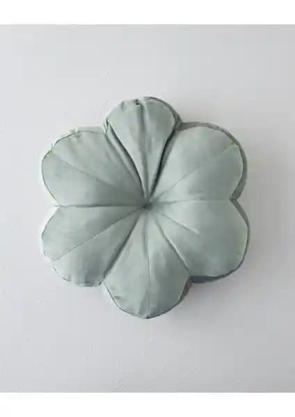 English Home Artistic Bloom Dekoratif Kırlent 40 cm Yeşil Şık ve Dayanıklı Ev Dekorasyon Ürünü