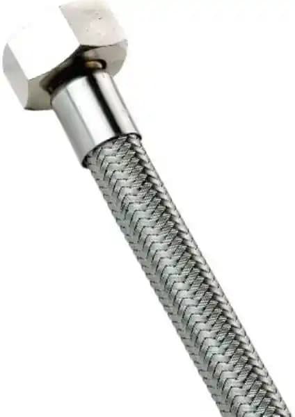 Ennalbur 3/8X3/8 Flex Paslanmaz Hortum 50 cm Endüstriyel ve Su Tesisatı Kullanımı İçin