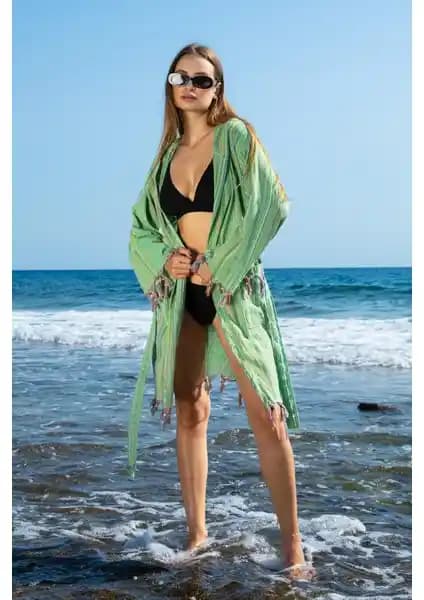 Ephemeris Ponpon Peştamal Bornoz: Geleneksel El İşçiliği ile Modern Konfor