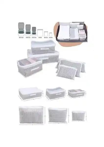 Esti 6'lı Valiz Düzenleyici Seti: Seyahatlerde Pratik ve Şık Çözüm