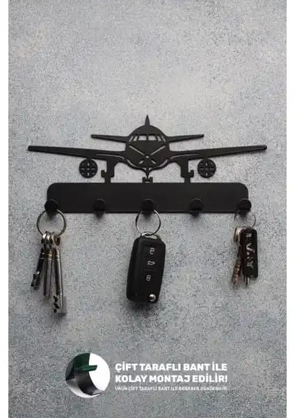Evay Metal Dekoratif Anahtarlık Askısı: Dayanıklı ve Şık Ev Dekorasyonu Çözümü