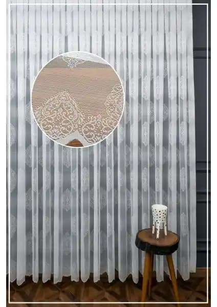Evdepo Damask Ekstraforlu Tül Perde: Modern ve Şık Kullanım Kolaylığı Sunan Tasarım