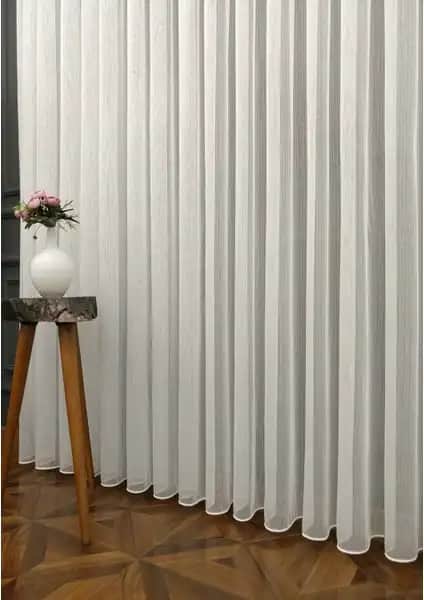 Evdepo Ekstraforlu Pilesiz Tül Perde 100x200 cm Modern ve Dayanıklı Tasarım