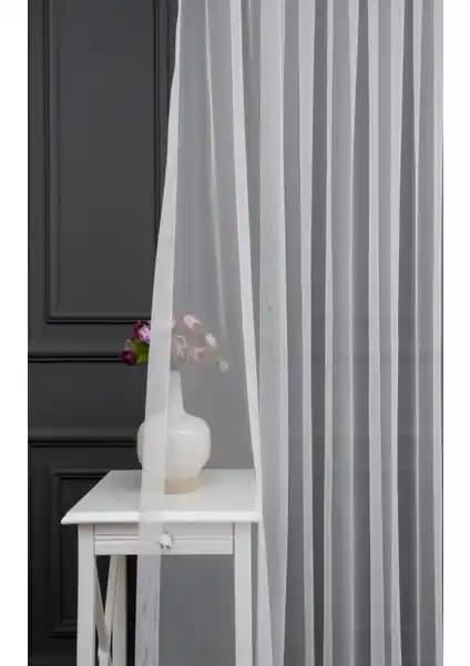 Evdepo Home Taç Grek Ekstraforlu Pilesiz Tül Perde: Şıklık ve İşlevsellik Bir Arada