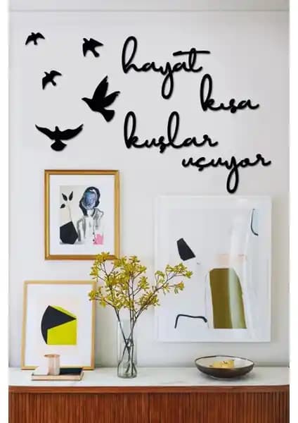 Evdeucuz Kuş Temalı Dekoratif Duvar Tablosu Modern ve Şık Tasarım