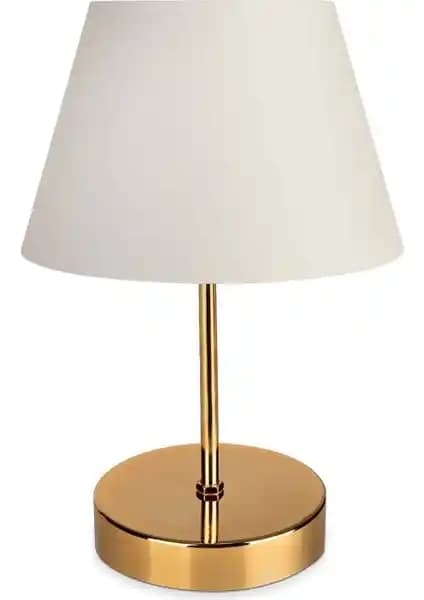 Evlight Nura Gold Abajur: Modern ve Şık Tasarımıyla İç Mekan Dekorasyonunu Tamamlar