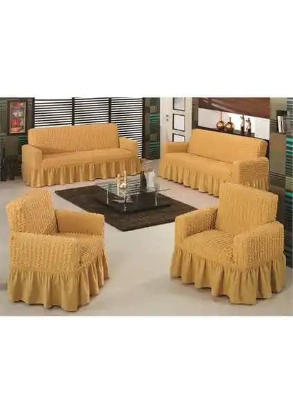 Evory Home Bürümcük Maxi Koltuk Örtüsü Takımı: Estetik ve Fonksiyonellik Bir Arada