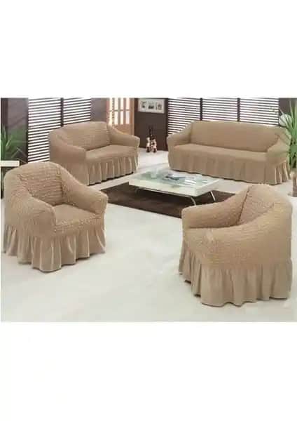 Evory Home Bürümcük Standart Koltuk Örtüsü Takımı: Şık ve Fonksiyonel Dekorasyon Çözümü