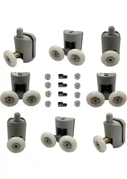 Eym Duşakabin Tekerleği 8'li Set: Dayanıklı ve Kolay Montajlı Aksesuar Çözümü