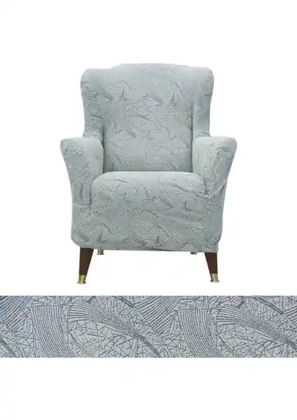 Faiend Jakarlı Likrali Tek Kişilik Koltuk Kılıfı Estetik ve Koruma Sunan Modern Tasarım