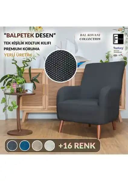 Faiend Likrali Tek Kişilik Koltuk Kılıfı Modern Tasarım ve Kolay Kullanım Özellikleri