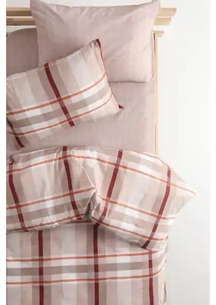 Favora Ekoseli Lastikli Pamuklu Tek Kişilik Nevresim Takımı Detayları ve Özellikleri