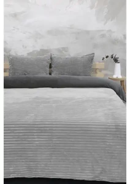 Favora Merinos Eternity Fitilli Peluş Çift Kişilik Nevresim Takımı Modern ve Şık Tasarımıyla Konfor Sağlar