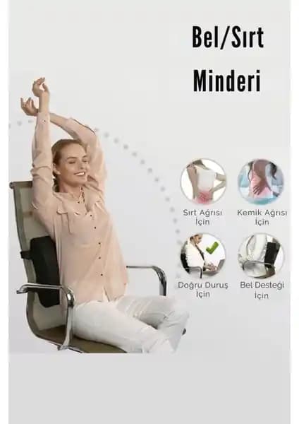 Figiza Grantout Lüx Ortopedik Sırt Minderi: Bel Sağlığını Koruyan Ergonomik Destek Ürünü