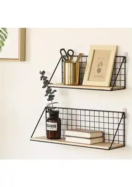 File Duvar Rafı Tekli Metal Modern Tasarım ve Dayanıklılık Özellikleri