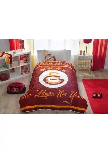 Galatasaray Logo Yatak Örtüsü Seti Estetik ve Konfor Sunan Sınırlı Stok Ürünü