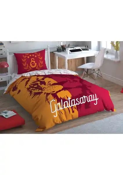 Galatasaray Temalı Lisanslı Tek Kişilik Nevresim Takımı Detayları ve Özellikleri