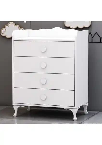 Garaj Home 4 Çekmeceli Şifonyer Modern Tasarım ve Dayanıklılık Özellikleriyle