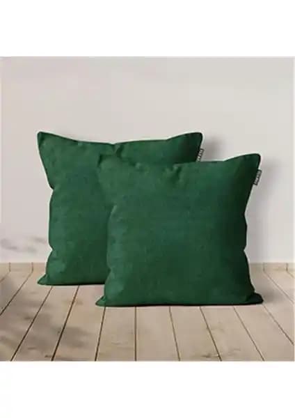 Goccia Kadife Dokulu 2'li Kırlent Kılıfı Şıklık ve Konforu Bir Arada Sunar